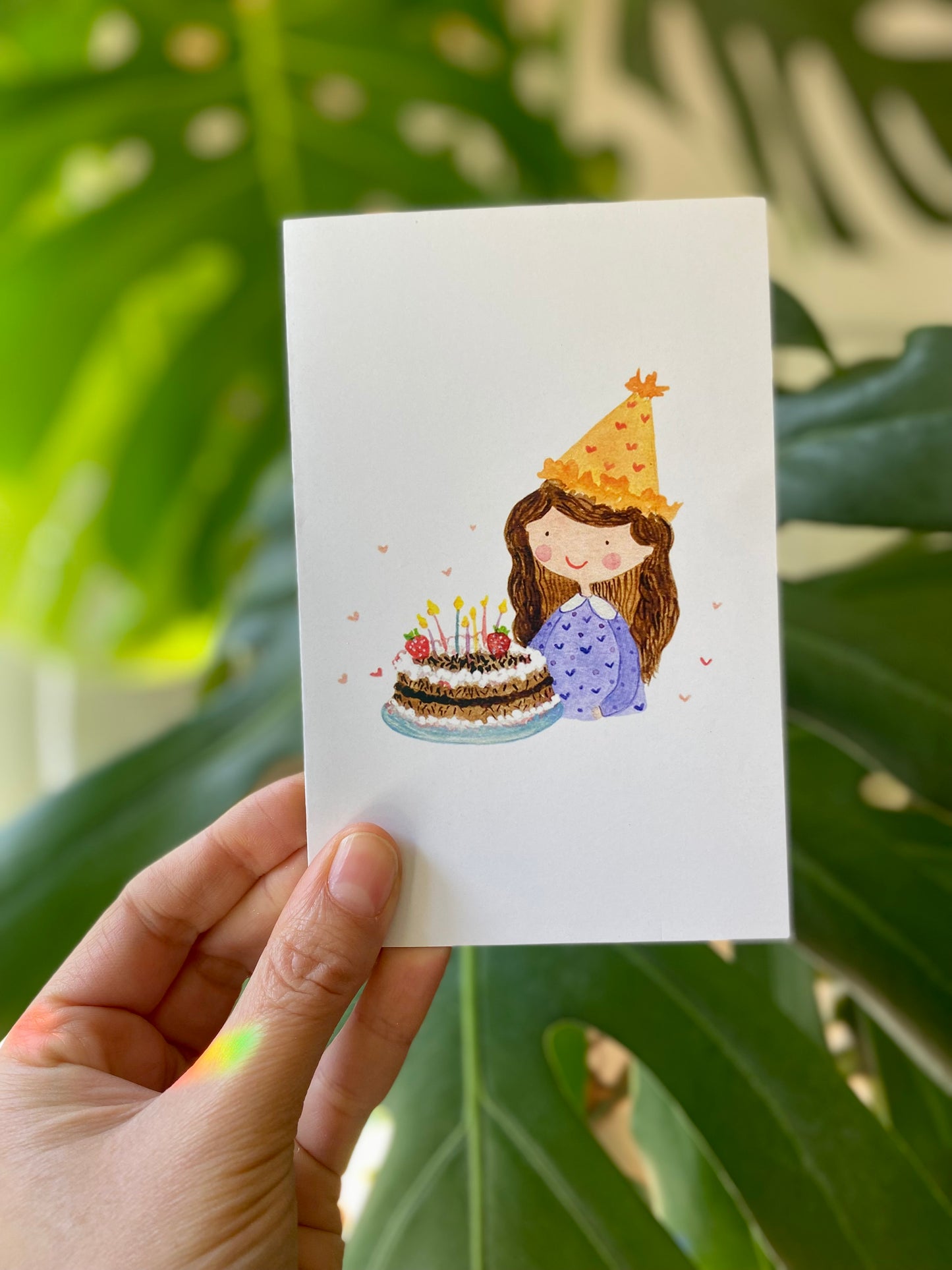 Tarjeta cumpleaños niña